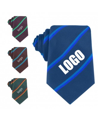Custom Men's Polyester Silk Tie