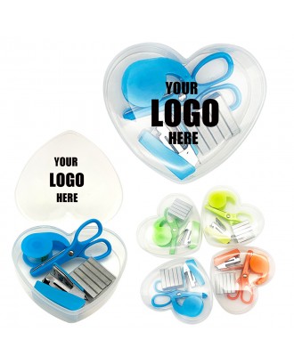 Custom Heart Shaped Mini Stationery Kit