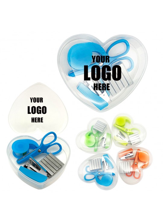 Custom Heart Shaped Mini Stationery Kit