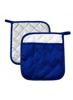Cotton Canvas Quilted Pot Holder with Teflon Backside