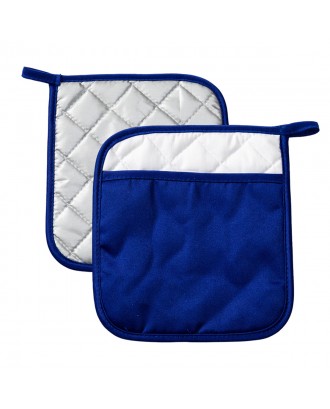 Cotton Canvas Quilted Pot Holder with Teflon Backside