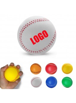 Baseball Shaped Foam Stress Reliever Ball