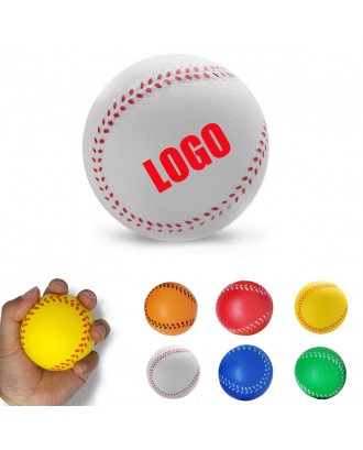 Baseball Shaped Foam Stress Reliever Ball