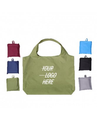 Waterproof Oxford Cloth Blank Folding Shopping Bag