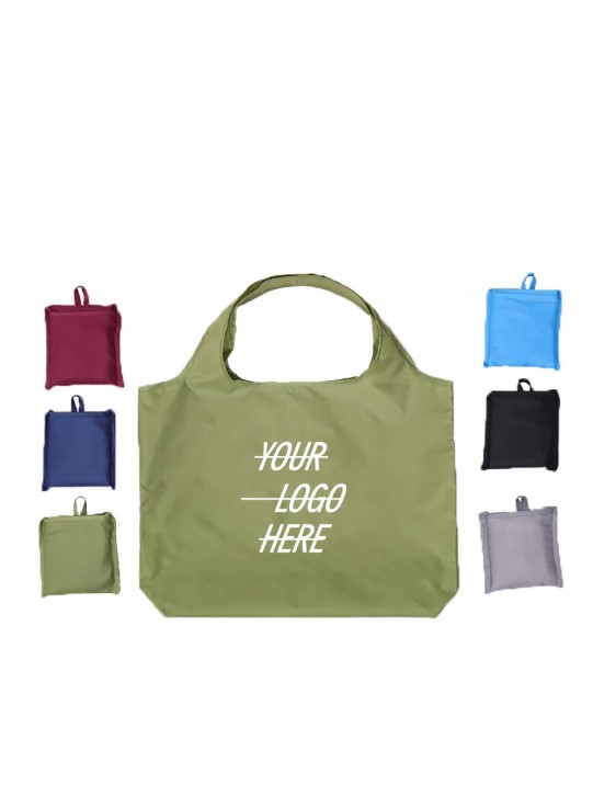 Waterproof Oxford Cloth Blank Folding Shopping Bag