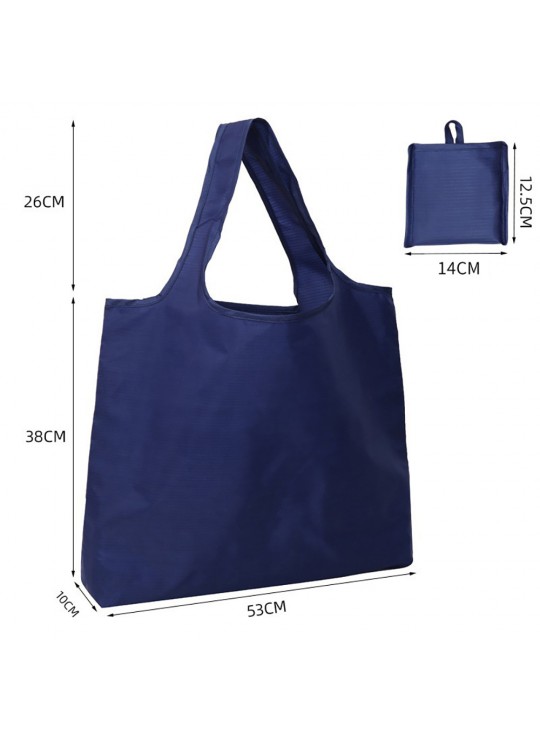 Waterproof Oxford Cloth Blank Folding Shopping Bag