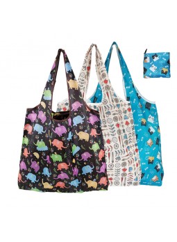 Waterproof Oxford Cloth Blank Folding Shopping Bag