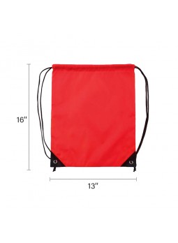 13"x16" Drawstring Backpack Bag for Party Gym Sport Trip