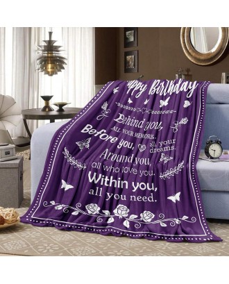 Plush Silk Touch Sublimation Blanket 290 GSM