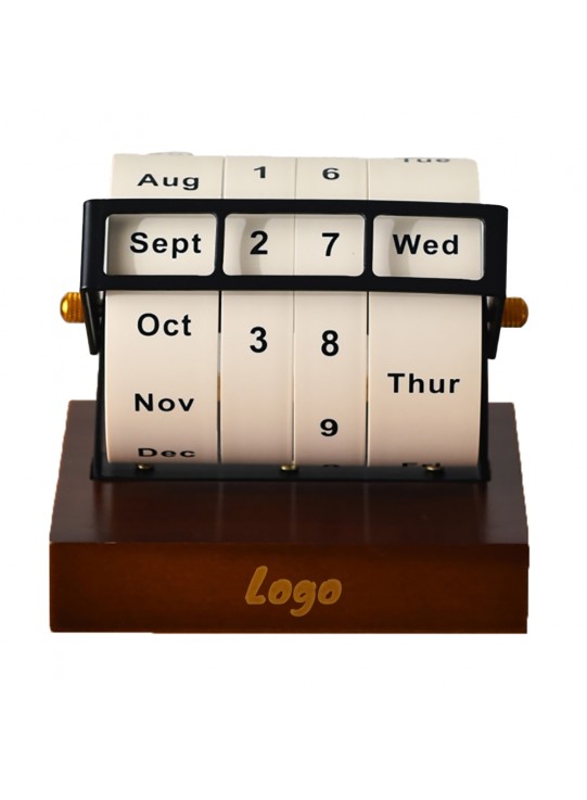 Rotary Perpetual Desk Calendar