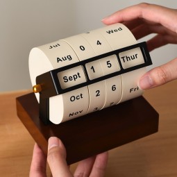Rotary Perpetual Desk Calendar