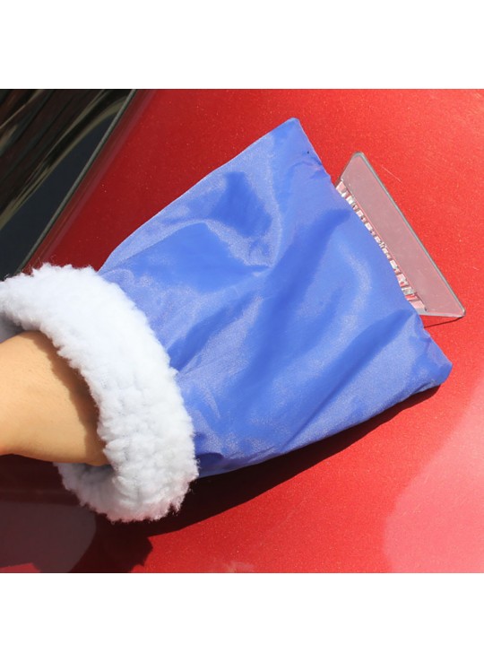 Portable Snow Shovel Ice Scraper With Mitt Glove
