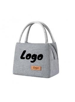 Portable lunch bag thickened aluminum foil insulation cooler bag