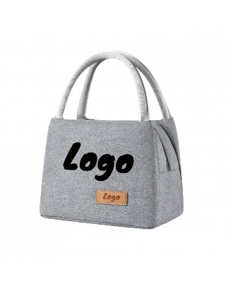 Portable lunch bag thickened aluminum foil insulation cooler bag