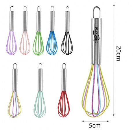 8" Mini Stainless Steel Whisk (Customizable)