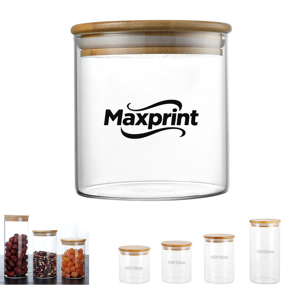 Glass Jars with Bamboo Lids