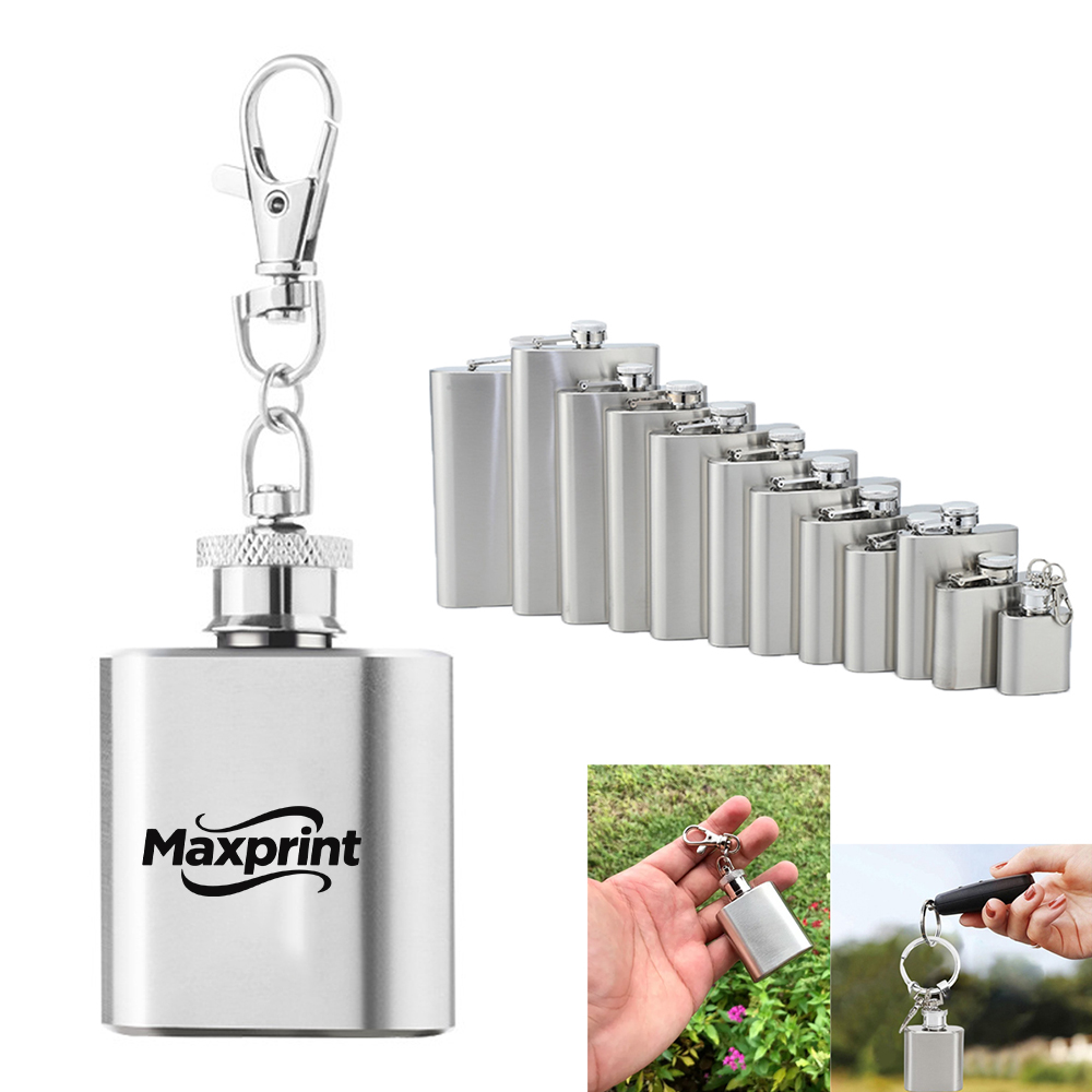 1 oz. Stainless Steel Flask 1 oz. Stainless Steel Flask