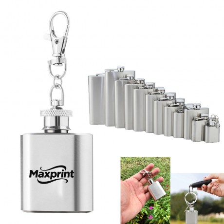 1 oz. Stainless Steel Flask